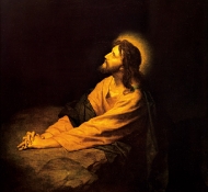 christ praying