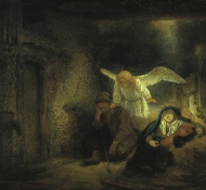 Dream of St. Joseph - Rembrandt