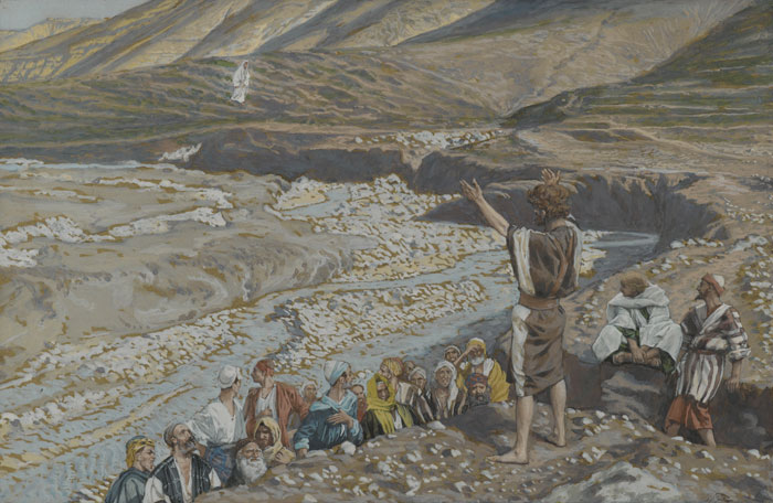John the Baptist Sees Jesus Mormon